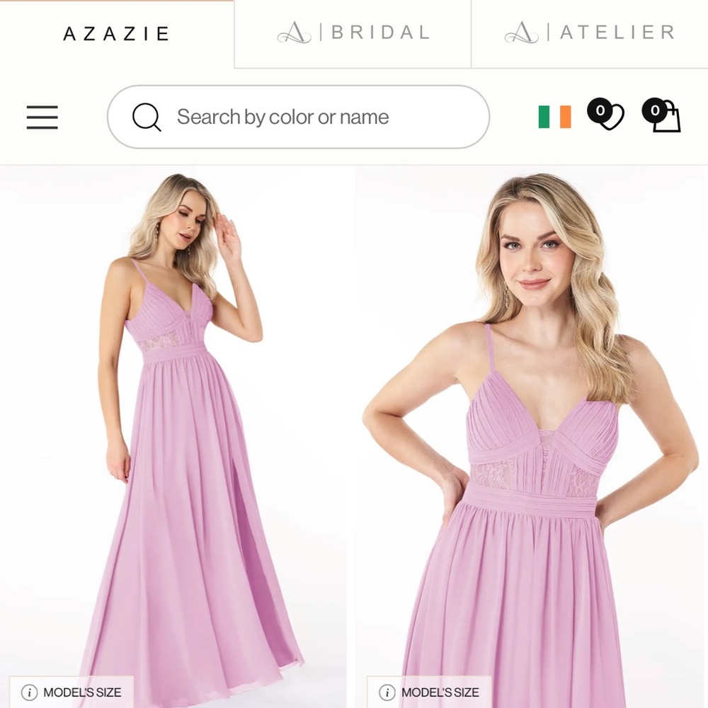 AZAZIE Dress Lavender | PROM | WEDDING | GALA Size - Picture 12 of 13